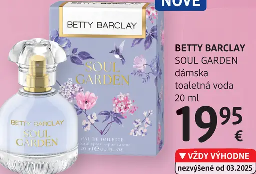 BETTY BARCLAY SOUL GARDEN dámska toaletná voda