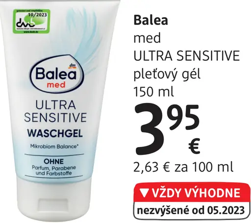 Balea Ultra Sensitive pleťový gél
