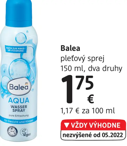 Balea pleťový sprej