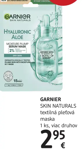 Garnier Textilná pleťová maska
