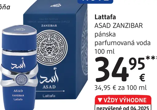 Lattafa Asad Zanzibar pánska parfumovaná voda