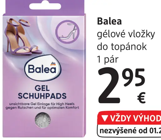 Balea gélové vložky do topánok