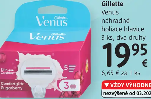 Gillette Venus náhradné holiace hlavice