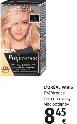 L'Oréal Paris Préférence farba na vlasy