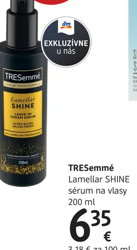 TRESemmé Lameller SHINE sérum na vlasy