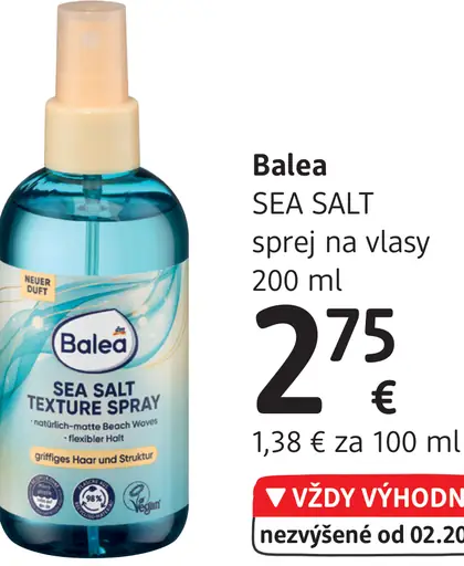 Balea SEA SALT sprej na vlasy