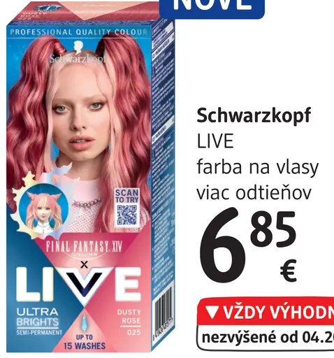 Schwarzkopf LIVE farba na vlasy