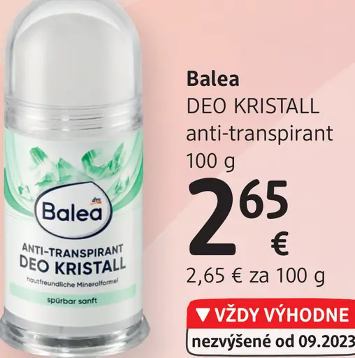 Balea DEO KRISTALL anti-transpirant