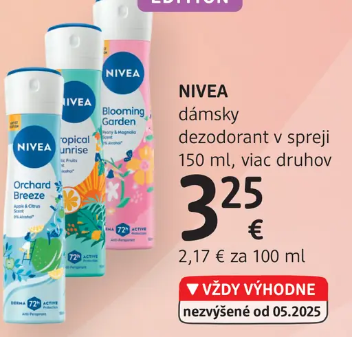 Nivea dámsky dezodorant v spreji