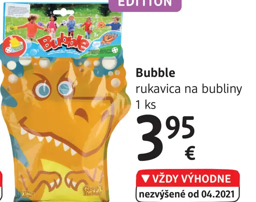 Bubble rukavica na bubliny