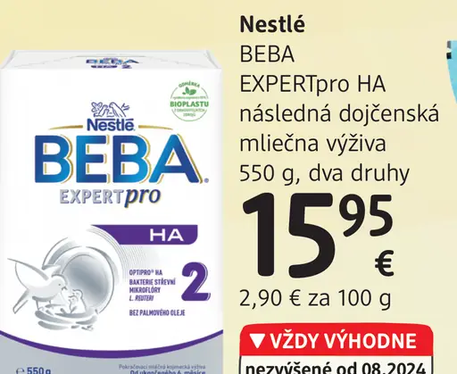 BEBA EXPERTpro HA 2, následná dojčenská mliečna výživa
