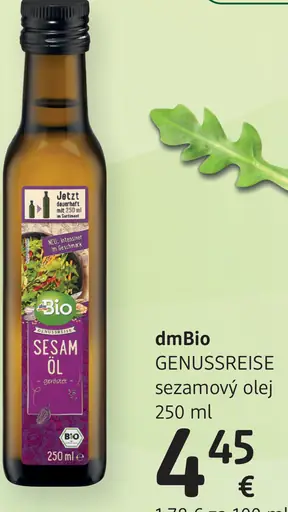DmBio GENUSSREISE sezamový olej