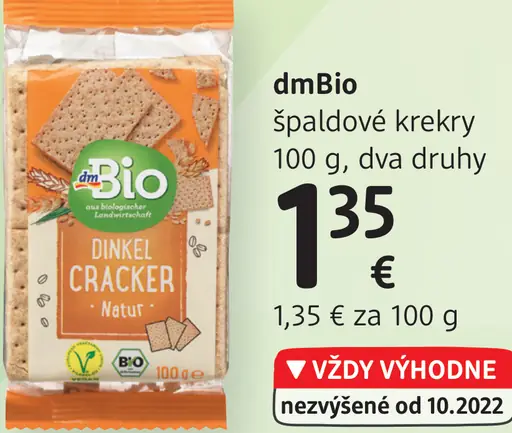 DmBio špaldové krekry