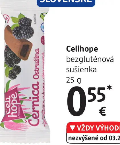 Celihope bezlepková sušienka