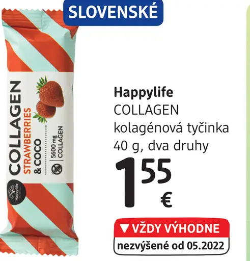 Happylife COLLAGEN kolagénová tyčinka