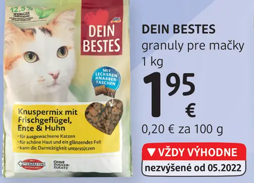 DEIN BESTES granuly pre mačky