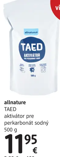 Allnature TAED aktivátor pre perkarbonát sodný