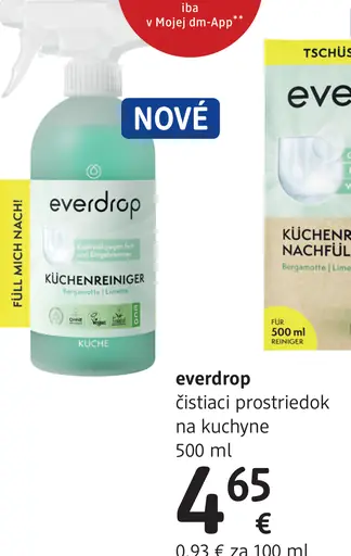 Everdrop čistiaci prostriedok na kuchyne