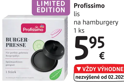 Profissimo lis na hamburgery