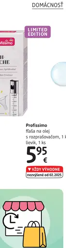 Profissimo fľaša na olej s rozprašovačom
