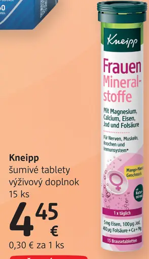 Kneipp Frauen Mineralstoffe