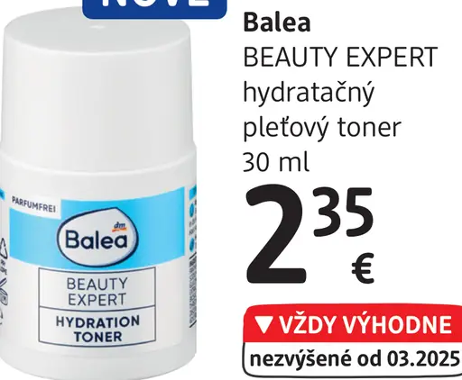 Balea Beauty Expert hydratačný pleťový toner