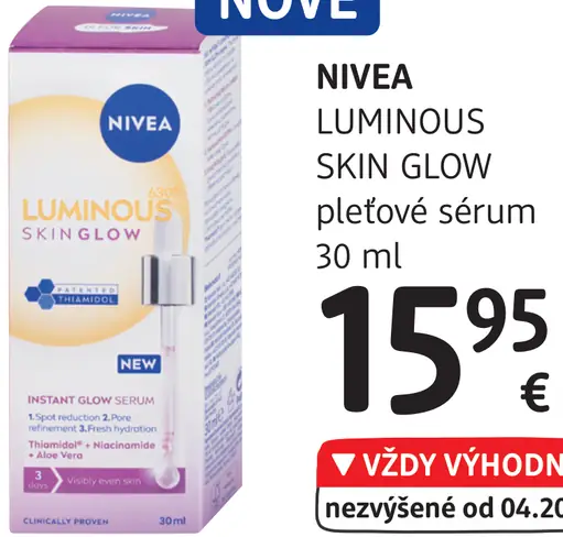 Nivea Luminous Skin Glow pleťové sérum