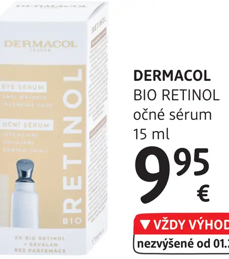 Dermacol Bio Retinol očné sérum