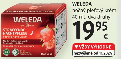 Weleda nočný pleťový krém