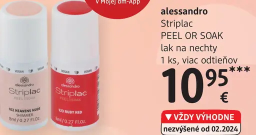 Alessandro Striplac Peel or Soak lak na nechty