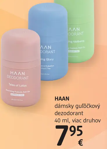 Haan dámsky guľôčkový dezodorant