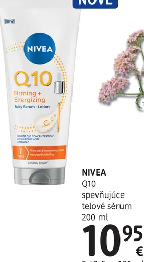 NIVEA Q10 spevňujúce telové sérum