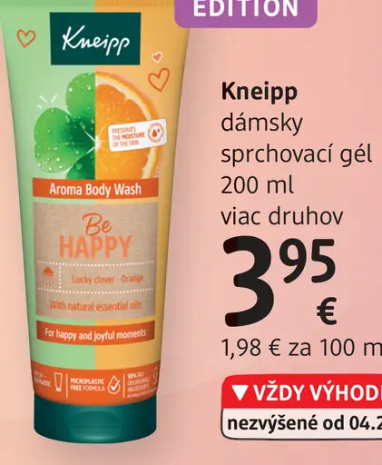 Kneipp dámsky krémový sprchovací gél