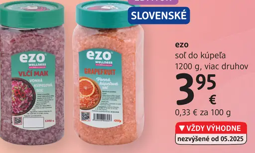 Ezo soľ do kúpeľa