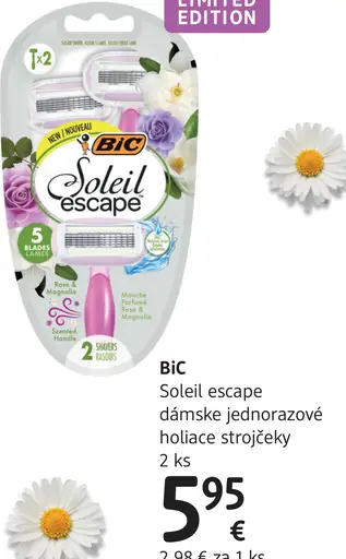 BIC Soleil escape dámske jednorazové holiace strojčeky