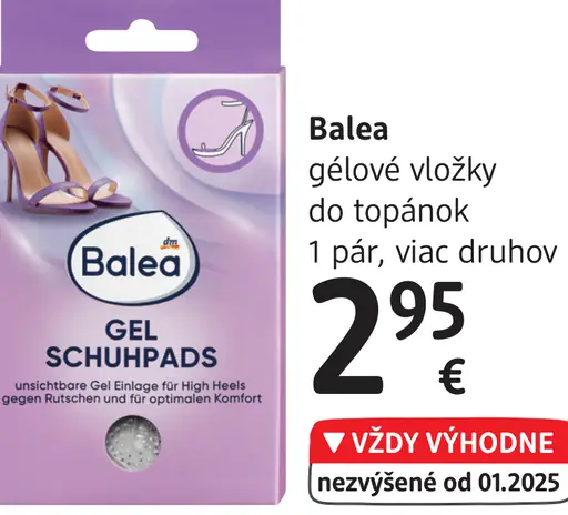 Balea gélové vložky do topánok