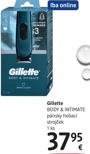 Gillette Body & Intimate pánsky holiaci strojček
