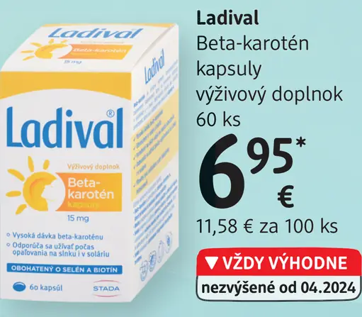 Ladival Beta-karotén