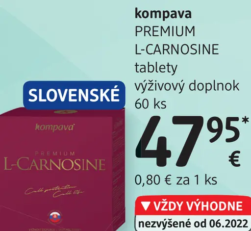 Kompava PREMIUM L-CARNOSINE