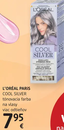 L'ORÉAL PARIS Cool Silver tónovacia farba na vlasy