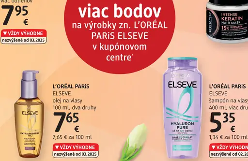 L'ORÉAL PARIS Elseve olej na vlasy