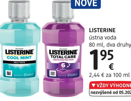 Listerine ústna voda