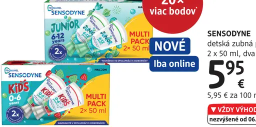 Sensodyne Junior detská zubná pasta