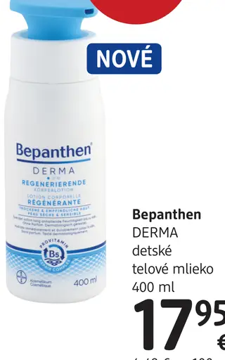 Bepanthen Derma detské telové mlieko