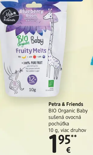 Petra & Friends BIO Baby Organic Fruity Melts