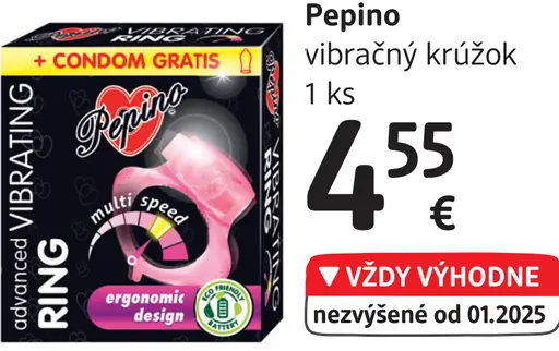 Pepino vibračný krúžok