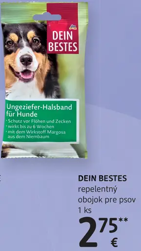 DEIN BESTES repelentný obojok pre psov