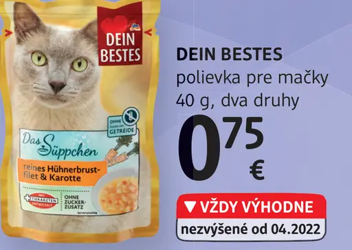 DEIN BESTES polievka pre mačky
