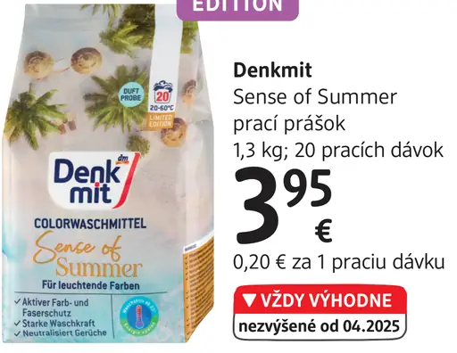 Denkmit Sense of Summer prací prášok