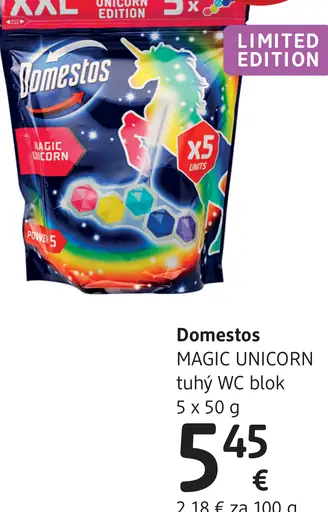 Domestos Magic Unicorn tuhý WC blok